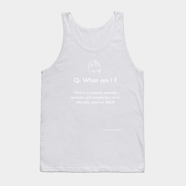 Riddle #4 Tank Top by DomaDART